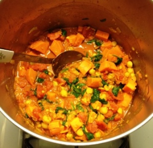 Chickpeas with Yams