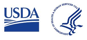 USDA-HHS logos